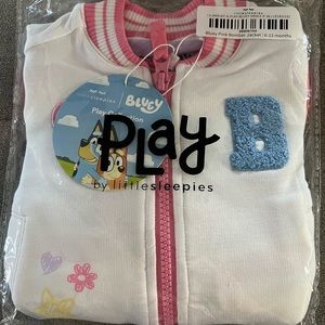 Little Sleepies Bluey Bomber Jacket 6-12 months NWT